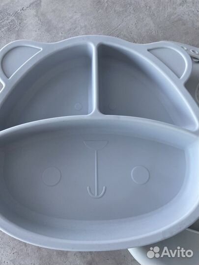 Силиконовая детская посуда