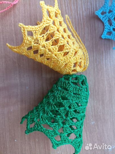 Набор колокольчиков на ёлку