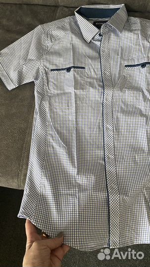 Рубашка хлопок, эластичная