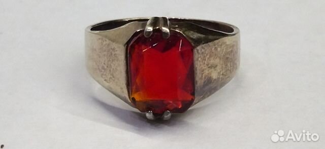 Кольцо. серебро. 875 проба позолота СССР