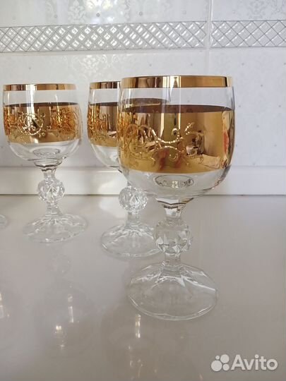 Фужеры богемия чехия