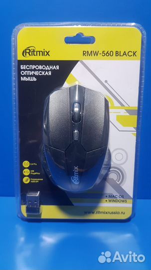 Беспроводная мышь Ritmix RMW-560 черная
