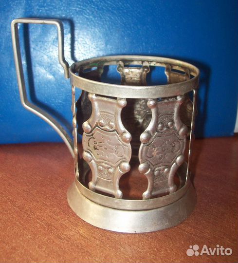 Подстаканник мельхиоровый, 60е годы СССР