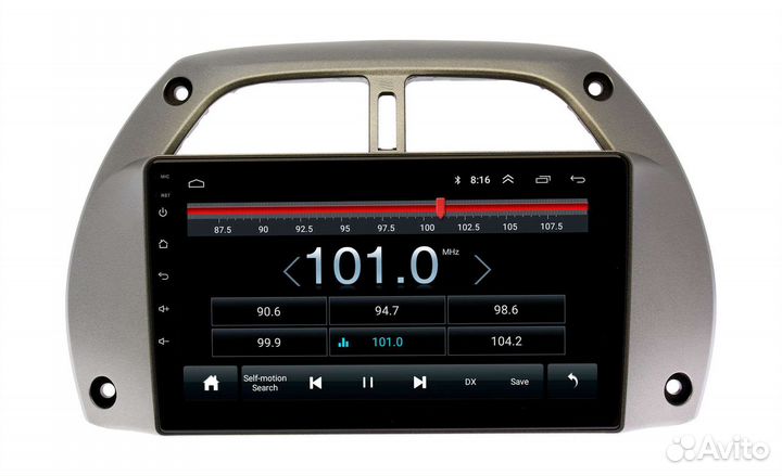 Авто магнитола Toyota Rav 4, 2000 - 2003 android