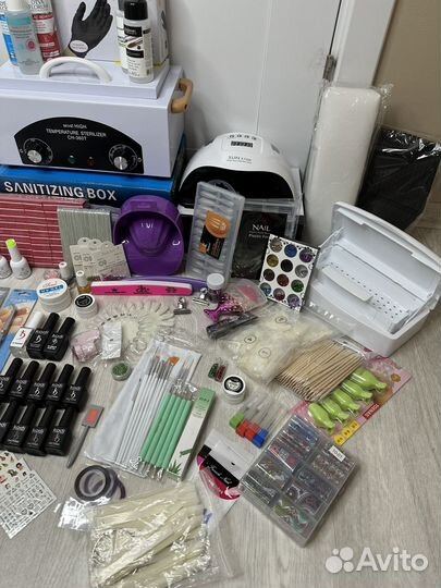 Большой набор для маникюра,новый