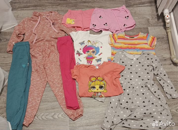 Вещи пакетом на девочку 122