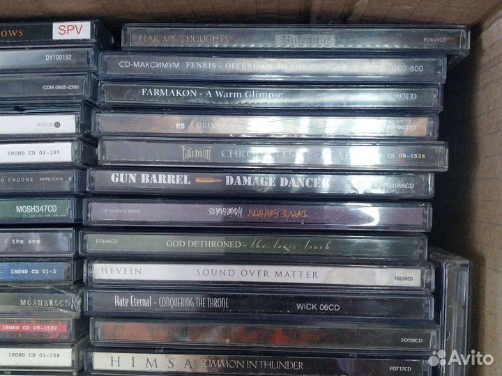 Продаю cd рок, металл лицензия