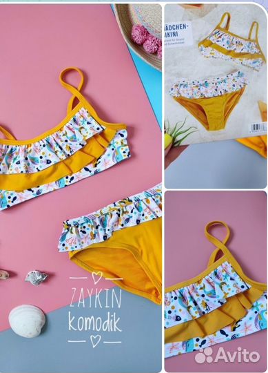 Купальник для девочки 98/104