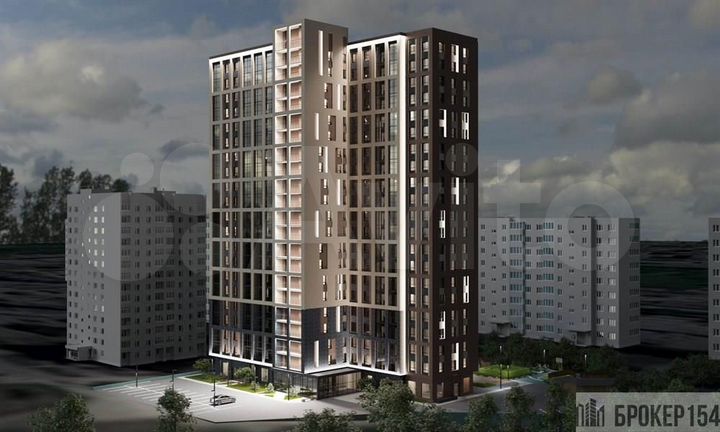 1-к. квартира, 42,4 м², 7/21 эт.