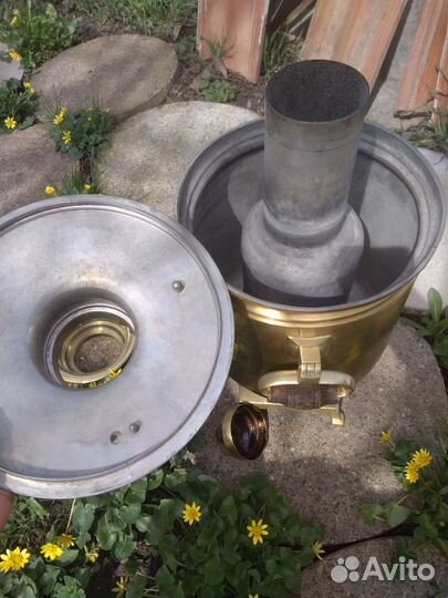 Самовар на дровах.9 литров