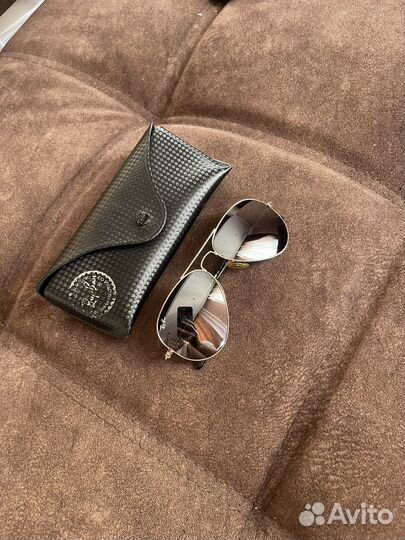 Очки ray ban aviator зеркальные
