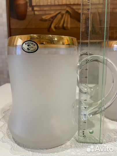 Бокалы, кружки для пива. Чехия, Богемия