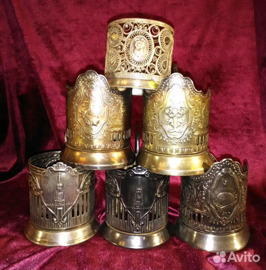 Подстаканник мельхиор СССР