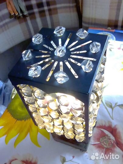 Светильник из горного хрусталя