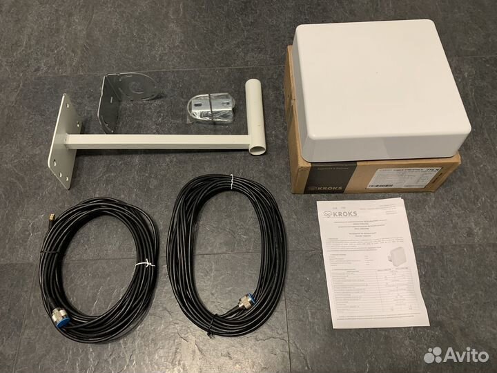 Антенна для 4g модема c проводами 2шт 10м (50-Ом)