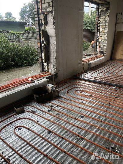 Монтаж отопления,водоснабжения