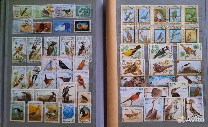 Альбом с марками флора +фауна