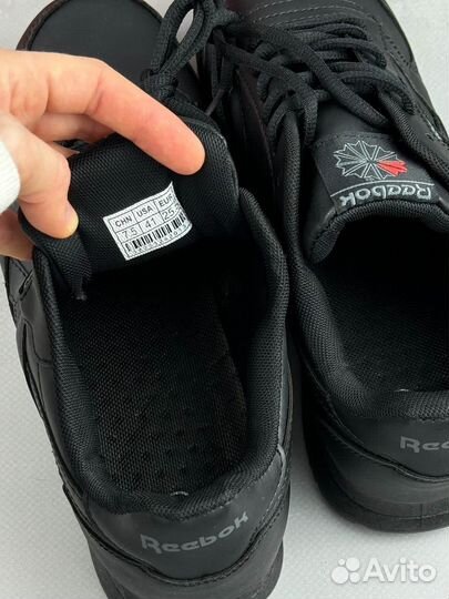 Мужские кроссовки осенние Reebok чёрные