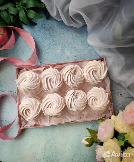 Зефир ручной работы с солёной карамелью