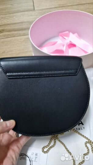 Сумка Женская Фурла Furla Оригинал Кожаная Черная