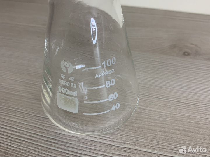 Колба Эрленмейера мерная 100мл