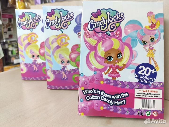 Кукла Кендилокс Candylocks с цветными волосами