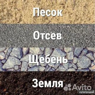 Песок, щебень, доставка отсев, земля пгс