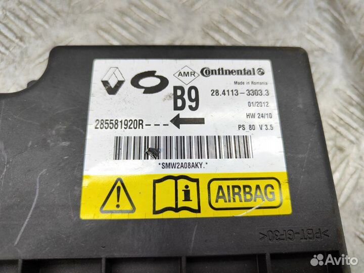 Блок управления Air Bag Renault Fluence 1.5
