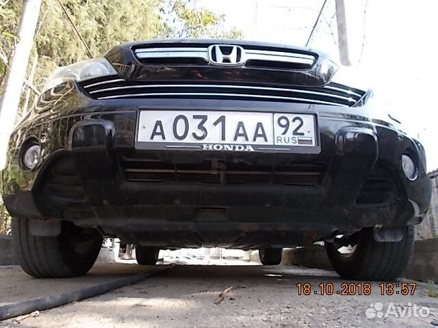 Бампер передний нижняя часть - губа honda CRV