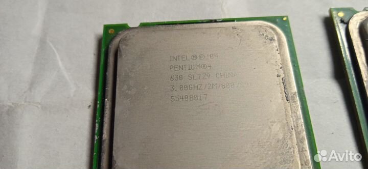 Процессор Intel Pentium 4 630/640, socket 775