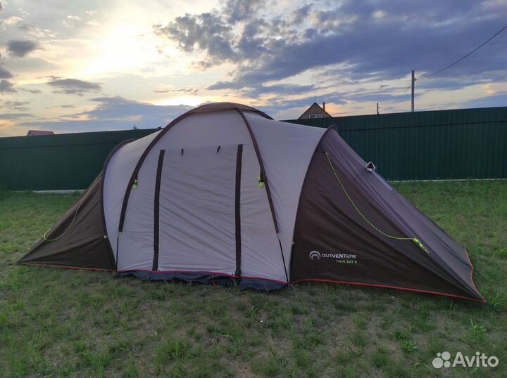 Палатка туристическая Outventure Twin Sky 4 новая