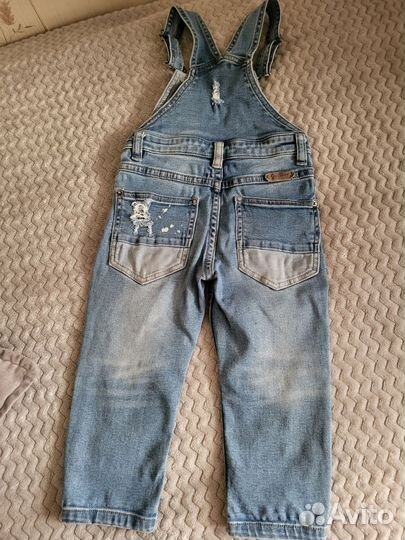 Джинсовый комбинезон 92