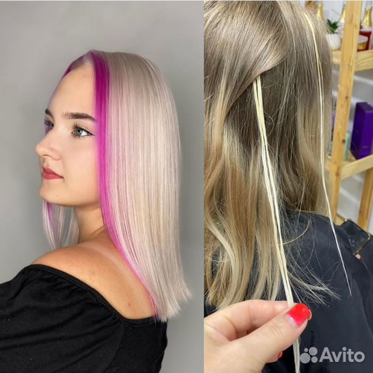 Сложное окрашивание, стрижки