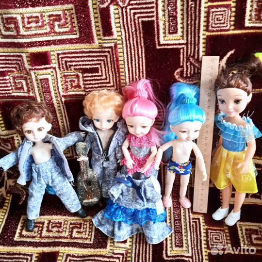 Игрушки куклы пакетом для девочки