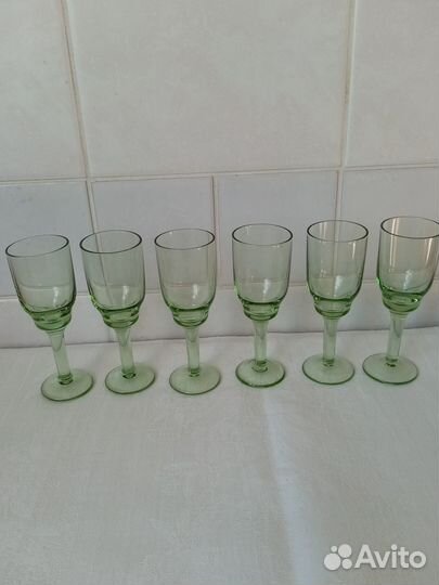 Рюмки цветное стекло СССР