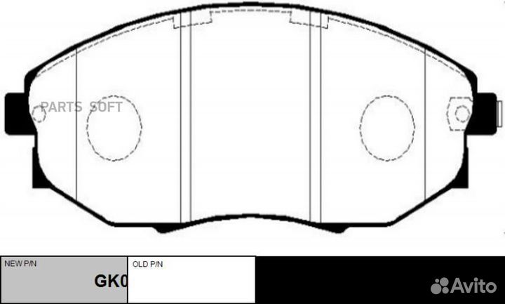 CTR GK0443 Колодки тормозные chevrolet epica 07- п