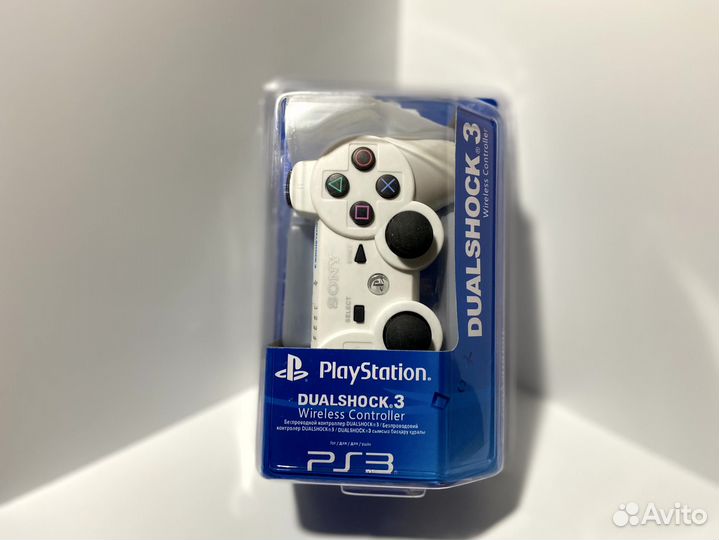 PS 3 геймпад беспроводной (белый)