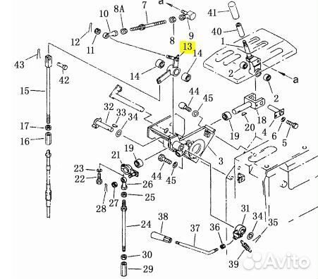 Рычаг 154-43-43150