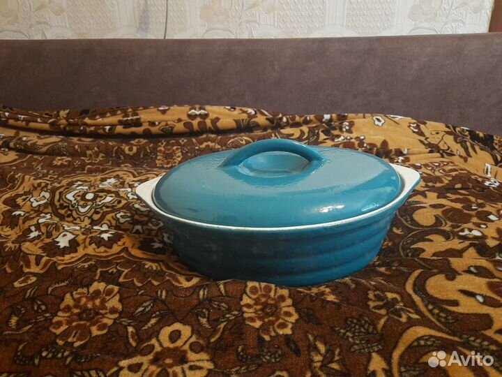 Утятница чугунная эмалированная