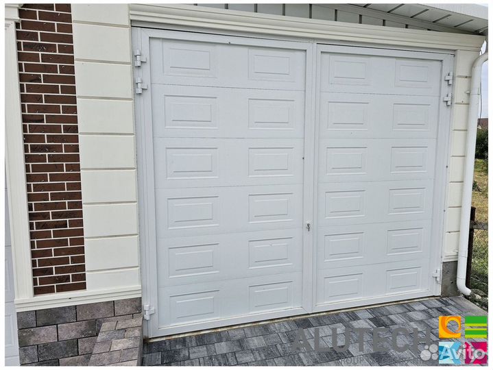 Распашные ворота alutech