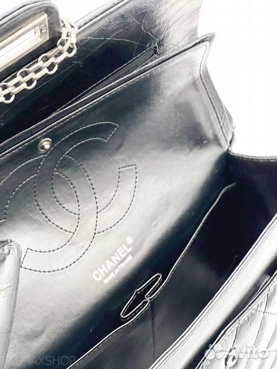 Сумка chanel натуральная кожа черная
