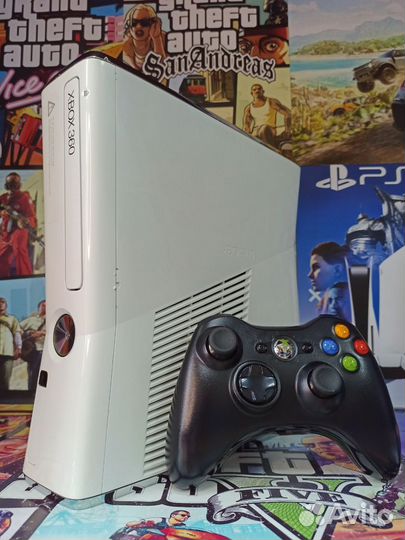 Xbox 360 Slim White 500gb 