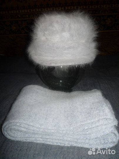 Шапка ангора женская