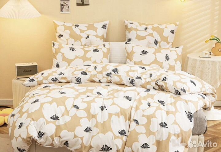Постельное белье на резинке 2 сп