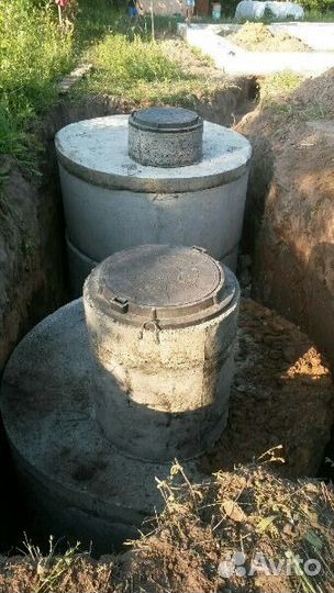 Водопровод канализация. Колодцы септики