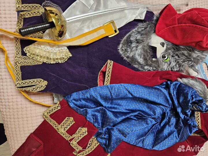 Костюм карнавальный кот в сапогах