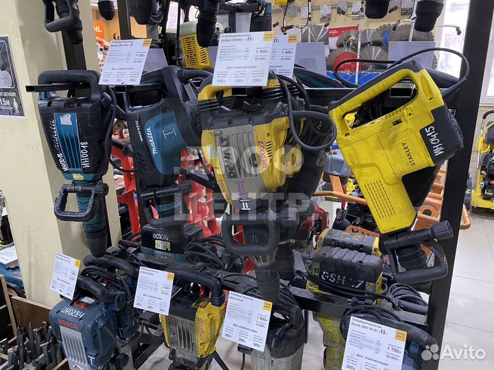 Аренда отбойного молотка. Прокат бетонолома