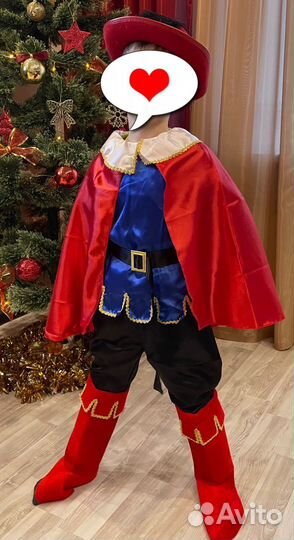 Костюм Кот в сапогах 122