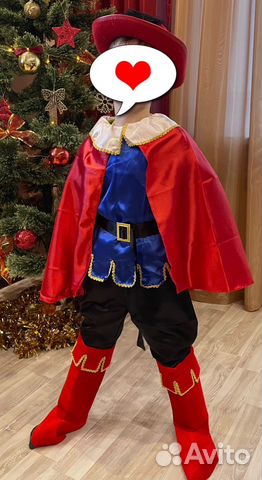 Костюм Кот в сапогах 122