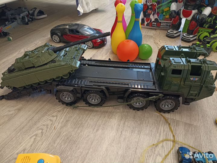 Эвакуатор игрушка с бензовозом